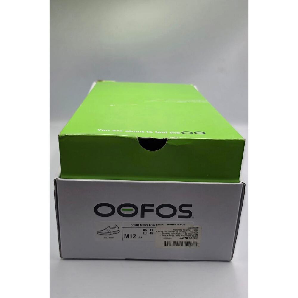 OOFOS OOmg Low Mesh Slip-On Shoes Men’s Size 12 Navy Recovery Comfort Sneakers - Picture 5 of 8